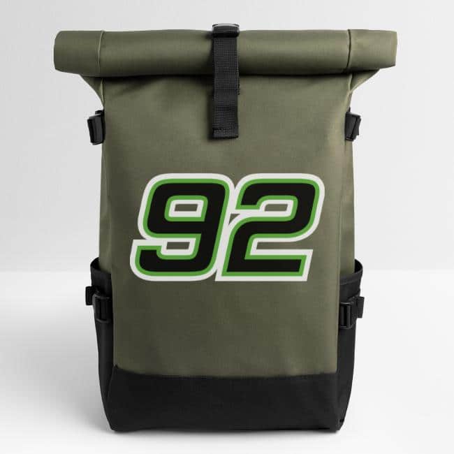 Rucksack - Merchandise Team San Millan / Zapf Blackforestpower #92. Bild aus Spreadshirt.